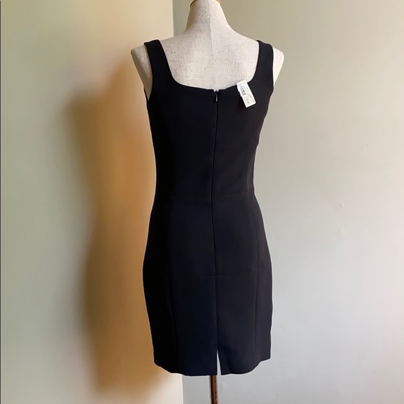 NWT!! Bebe Black Window Pane Dress - Picture 3 of 5
